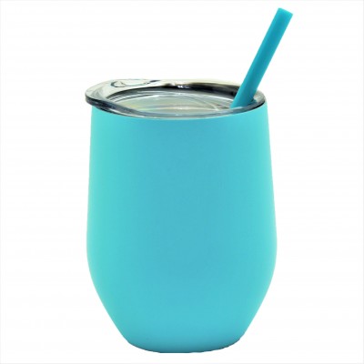 500338- AQUA 12OZ WINE TUMBLER